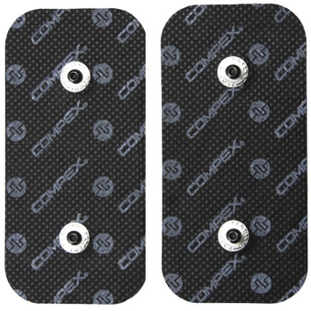 Doppelelektroden für Compex-Elektrostimulatoren (5 cm x 10 cm) – 2 Stk.