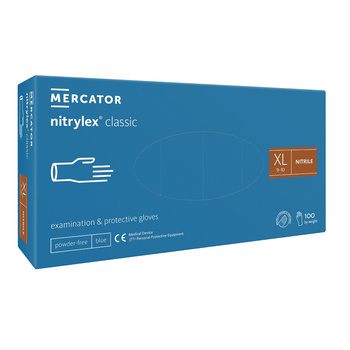 Nitrylex Classic puderfreie Nitrilhandschuhe (100 Stk.)