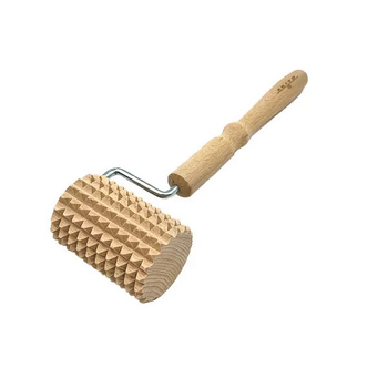 Körpermassagegerät aus Holz | Anti-Cellulite-Roller mit Akito-Griff