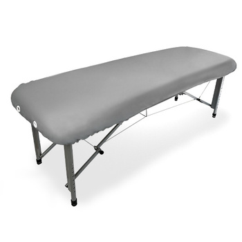 Ölbeständiger Bezug für eine Massageliege mit elastischem Band und Manschetten