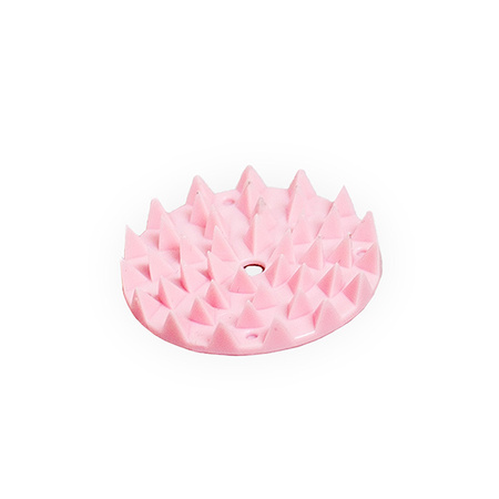 Lange Akumata – Polnische Akupressurmatte mit Kissen – Grau und Rosa
