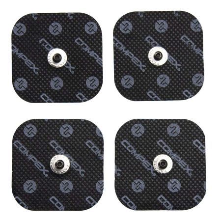 Einzelelektroden für Compex-Elektrostimulatoren (5 cm x 5 cm) – 4 Stk.