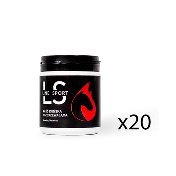 Set: 20 x Line Sport wärmende Pferdesalbe 250 ml