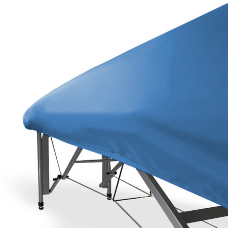 Ölbeständiger Bezug für eine Massageliege mit elastischem Band und Manschetten