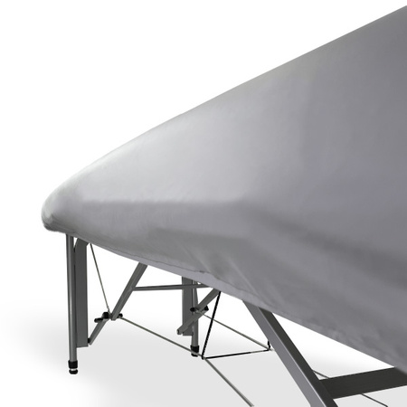Ölbeständiger Bezug für eine Massageliege mit elastischem Band und Manschetten