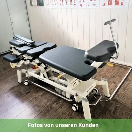 Chiropraktikerliege Elektrisch Therapieliegen Evero Upright Chiro Z7 | Steuerrahmen | 3 Jahre Garantie