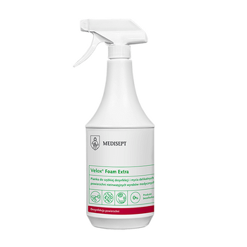 Velox Foam Extra Medisept – alkoholfreier Flächendesinfektionsschaum 1L