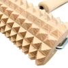 Körpermassagegerät aus Holz | Großer Anti-Cellulite-Roller mit Akito-Griff