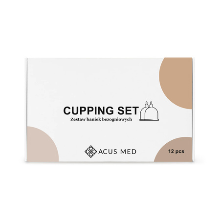 Acus Med flammenlose Vakuumsauger mit Pumpe – 12er-Set.