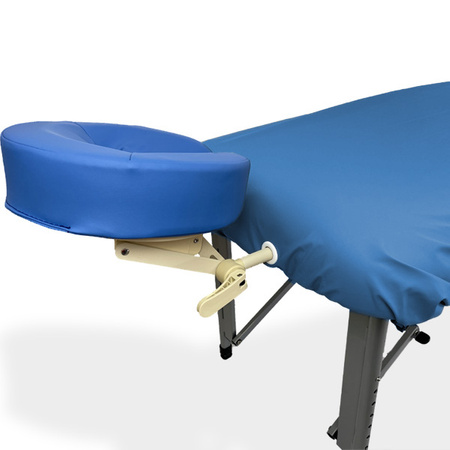 Ölbeständiger Bezug für eine Massageliege mit elastischem Band und Manschetten