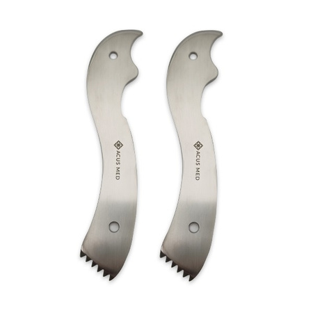 Set: 2 Stk. PRO Stahlangler + blaue Abdeckung