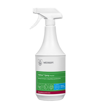 Velox Spray Medisept – Präparat zur Desinfektion von Oberflächen und medizinischen Geräten 1L