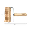 Körpermassagegerät aus Holz | Großer Anti-Cellulite-Roller mit Akito-Griff