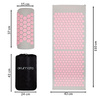 Lange Akumata – Polnische Akupressurmatte mit Kissen – Grau und Rosa