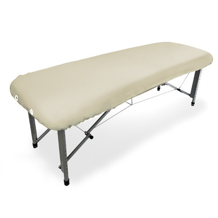 Ölbeständiger Bezug für eine Massageliege mit elastischem Band und Manschetten