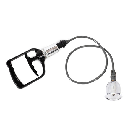 Feuerlose Saugnäpfe mit Pumpe im Acus Med-Koffer – Set mit 20 Stück.