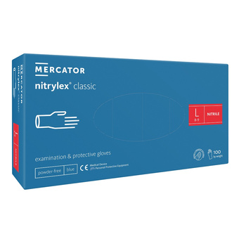 Nitrylex Classic puderfreie Nitrilhandschuhe (100 Stk.)
