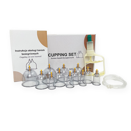 Acus Med flammenlose Vakuumsauger mit Pumpe – 12er-Set.