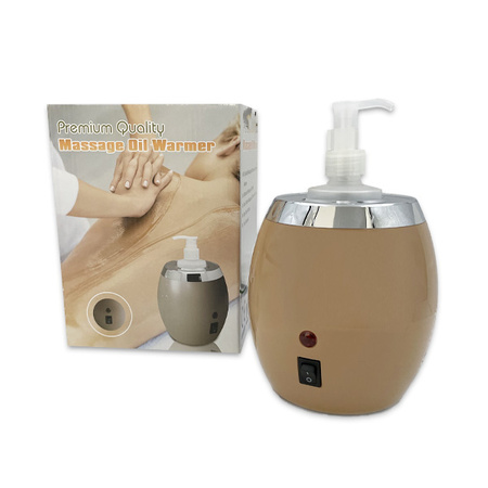 Elektrischer Massageölerhitzer mit einer 250-ml-Flasche